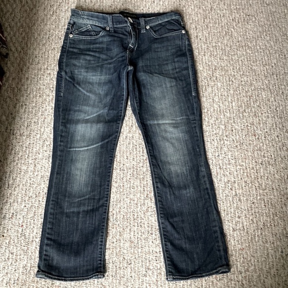 (NWOT) Rock & Republic Dark Blue Denim Capri Jeans